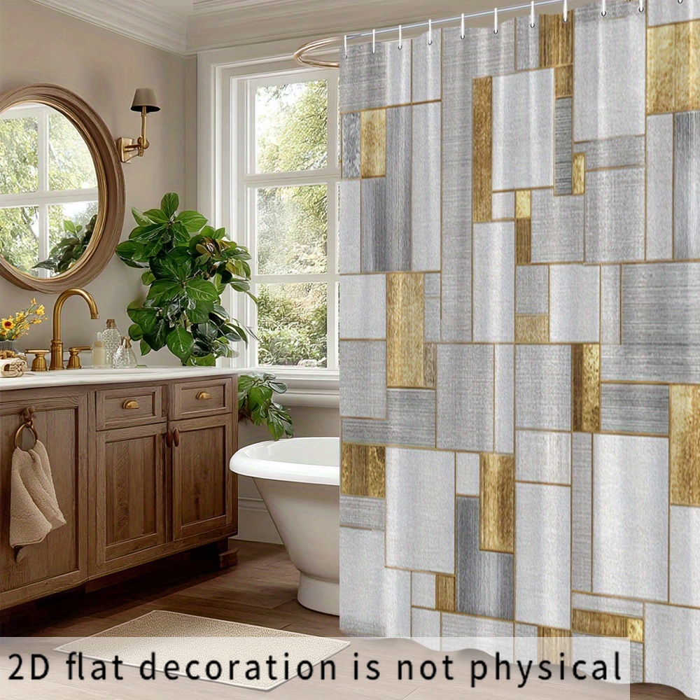 Waterproof Geometric Abstract  - Home Bathroom Tiles Design ulasan dan harga