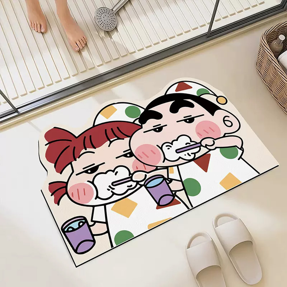 Cute Crayon Xiaoxin Bathroom C - Home Goods Bathroom Mats ulasan dan harga