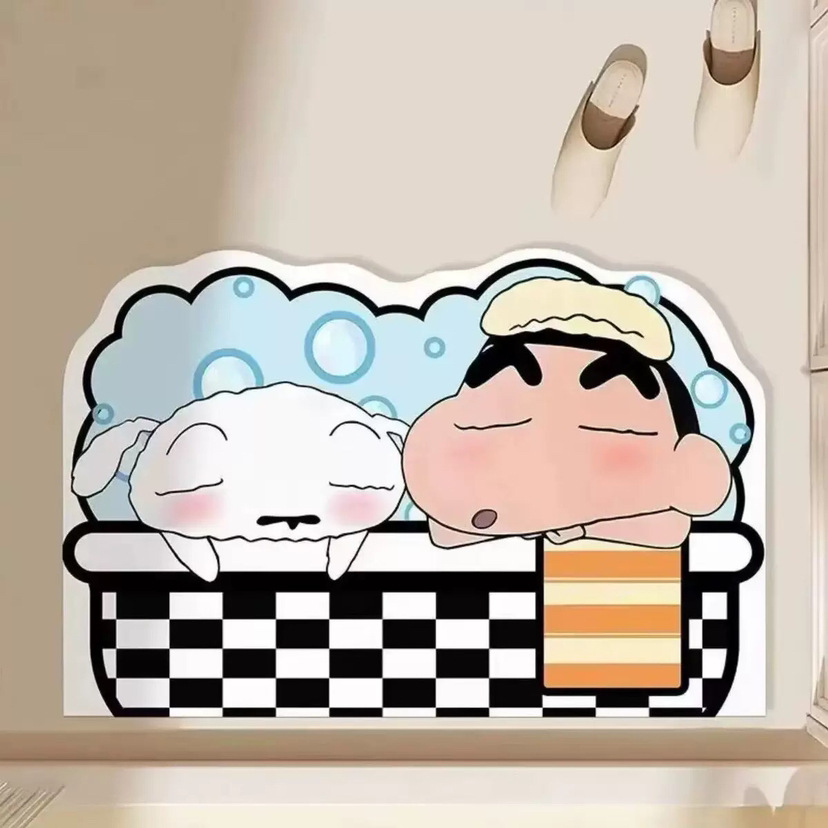 Cute Crayon Xiaoxin Bathroom C - Home Goods Bathroom Mats ulasan dan harga